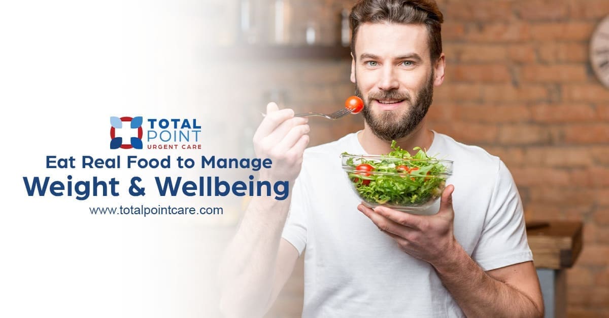 2. Eat Real Food to Manage Weight & Wellbeing